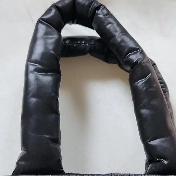 Think ROYLN Quilted Puffer Tote Bag in Black - Picture 3 of 13